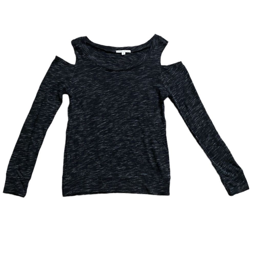 New Threads 4 Thought Size Small Cold Shoulder Top